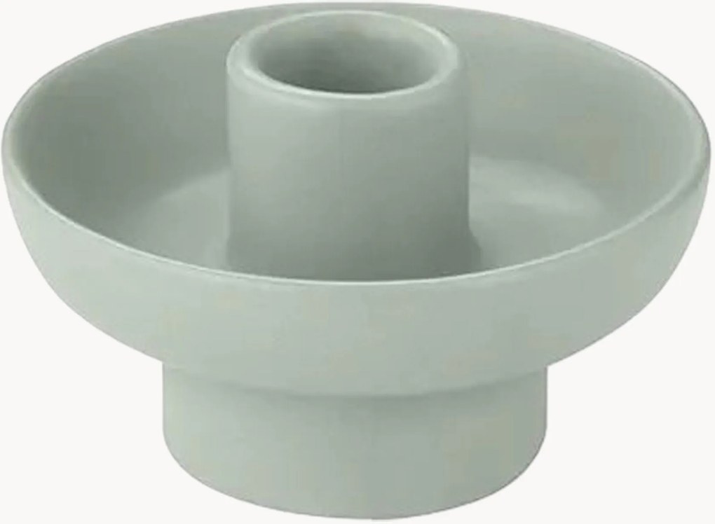 Portacandele in ceramica Vela