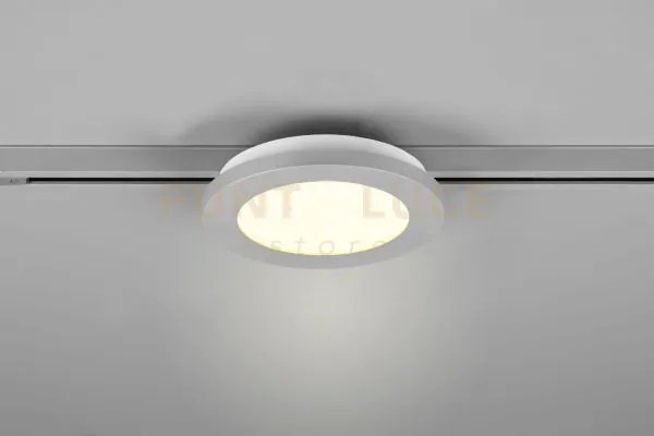 Duoline camillus plafoniera led 9w 900lm, 3000k bordo alluminio d.1...
