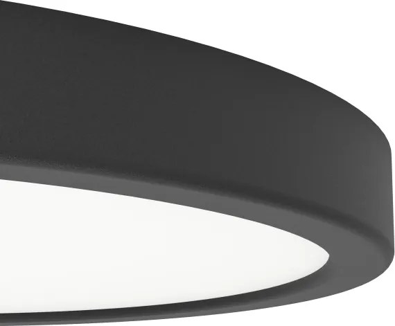 Eglo 901299-LED Plafoniera FUEVA LED/14,2W/230V 2700/4000/6500K Ø27,8cm nero