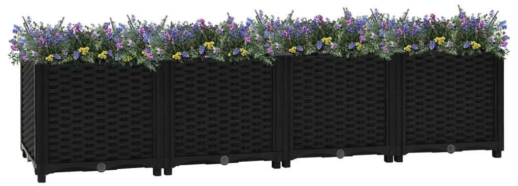 Fioriera Rialzata 160x40x38 Cm İn Polipropilene /