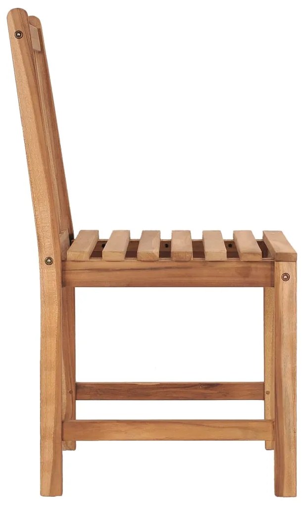 Sedie da Giardino con Cuscini 8 pz in Legno Massello di Teak