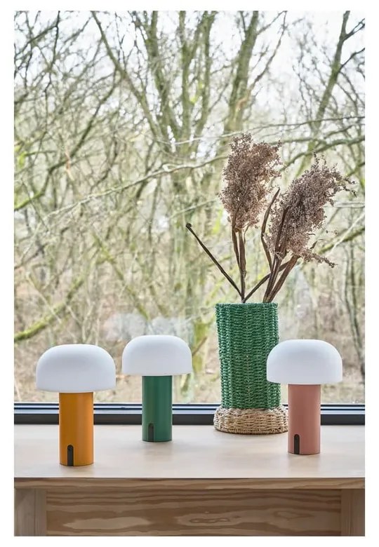 Lampada da tavolo a LED bianco/verde (altezza 22,5 cm) Styles - Villa Collection