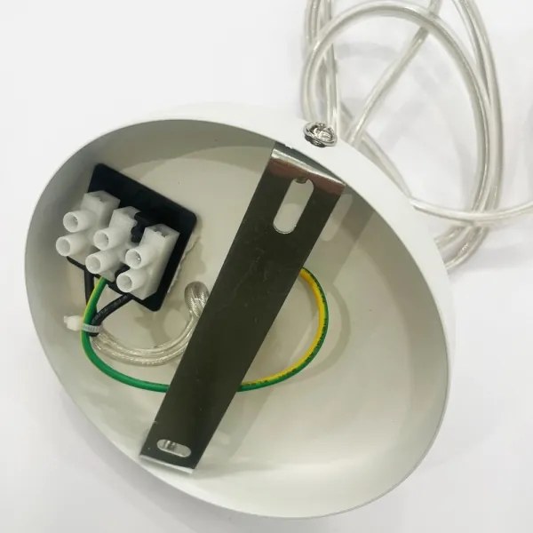 ONLI - Lampada a sospensione con cavo BOLLICINE 1xE27/15W/230V bianca