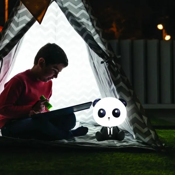 Lampada a LED dimmerabile per bambini PANDA LED/2,5W/3,7V 1200 mAh