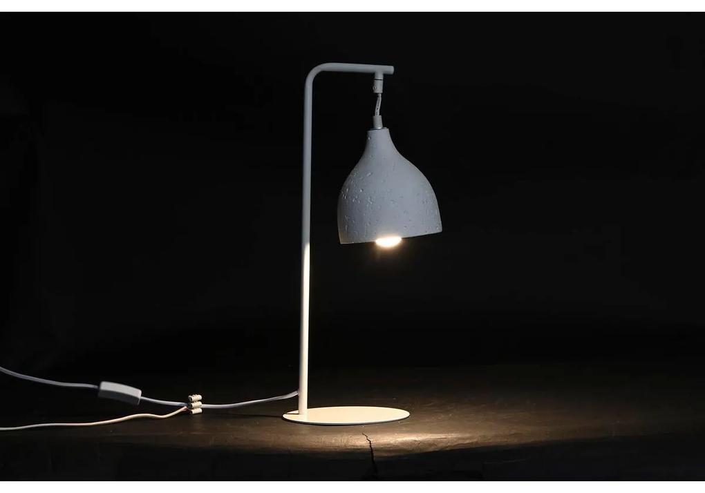 Lampada da tavolo DKD Home Decor Metallo Cemento 50 W (21 x 17 x 49 cm) (2 Unità)