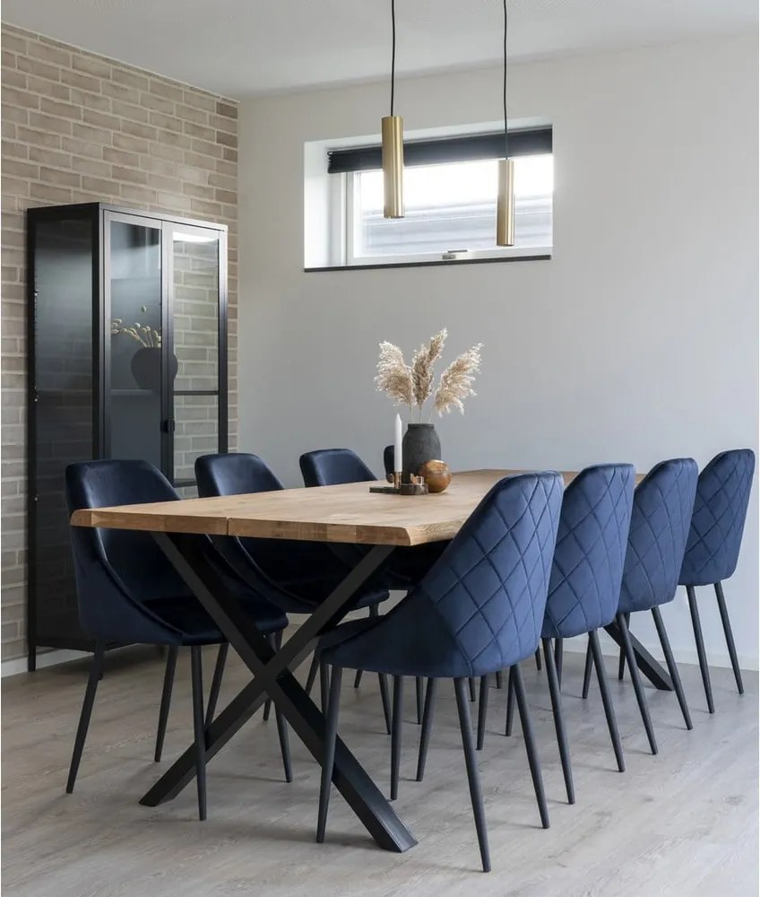 Tavolo da pranzo con piano in rovere massiccio 95x240 cm Toulon – House Nordic