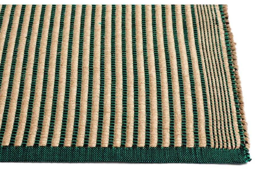 HAY - Tapis Rug 80 x 200 Nero/Verde HAY