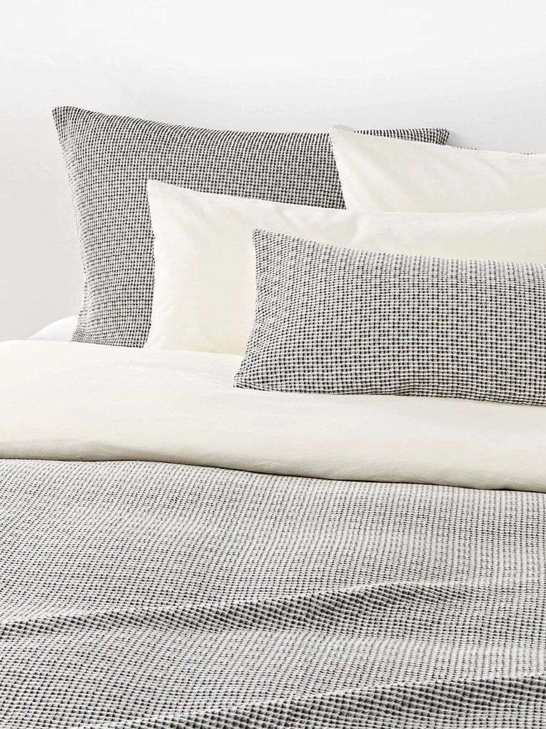 Copripiumino in cotone in piqué waffle Clemente