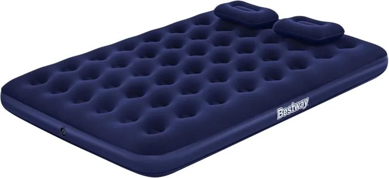 67374 Airbed Pvc Blu Floccato Matrimoniale Plus Cm.203X152X22 - Bestway