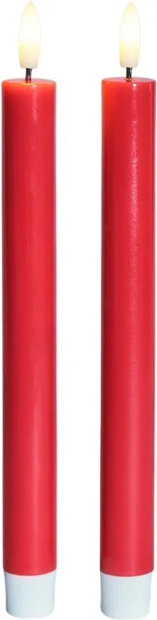 Candele a LED in set con alimentazione a batteria 2 pz (altezza totale 22 cm) Sille – Sirius