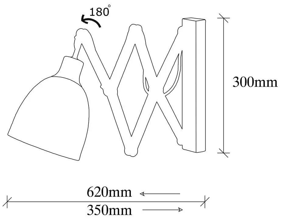 Lampada da parete in nero e bronzo ø 16 cm Sivani - Opviq lights
