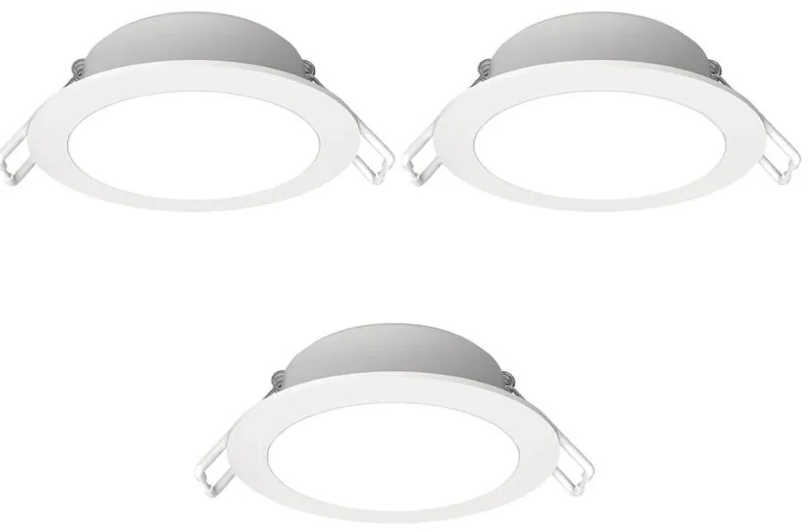 Aigostar- SET 3x Lampada da incasso da esterno LED LED/4,8W/230V 4000K IP65 bianco