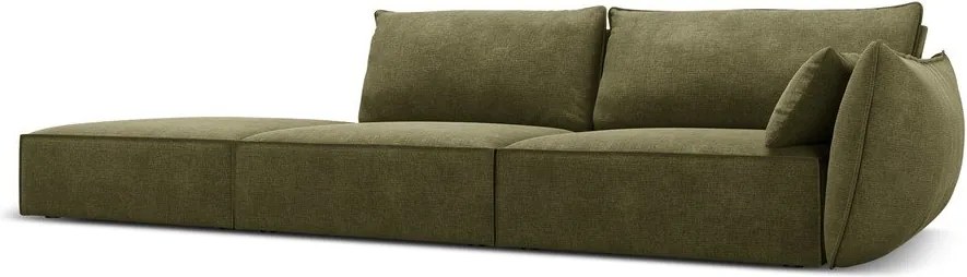 Divano angolare verde Vanda - Mazzini Sofas