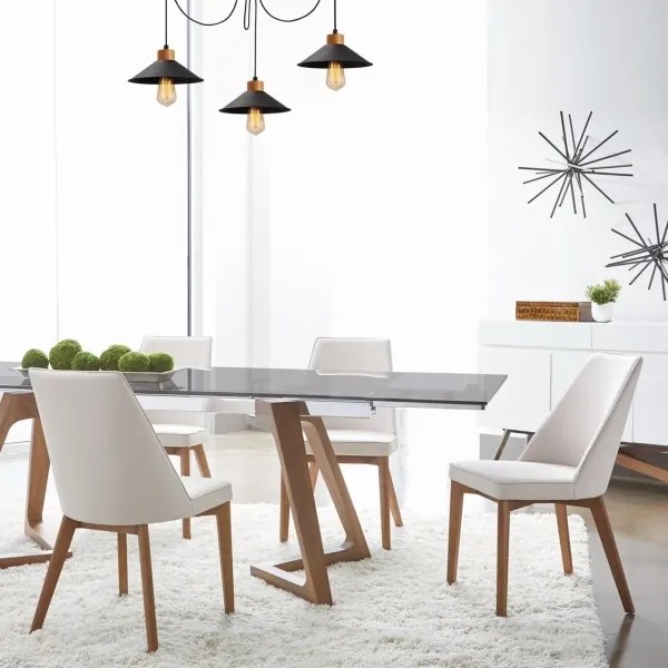 Lampadario a sospensione con filo MANAVGAT 3xE27/40W/230V ragno