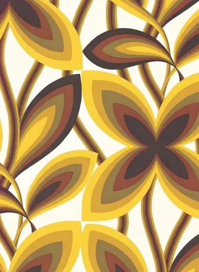 Little Greene Carta da parati Starflower - Original