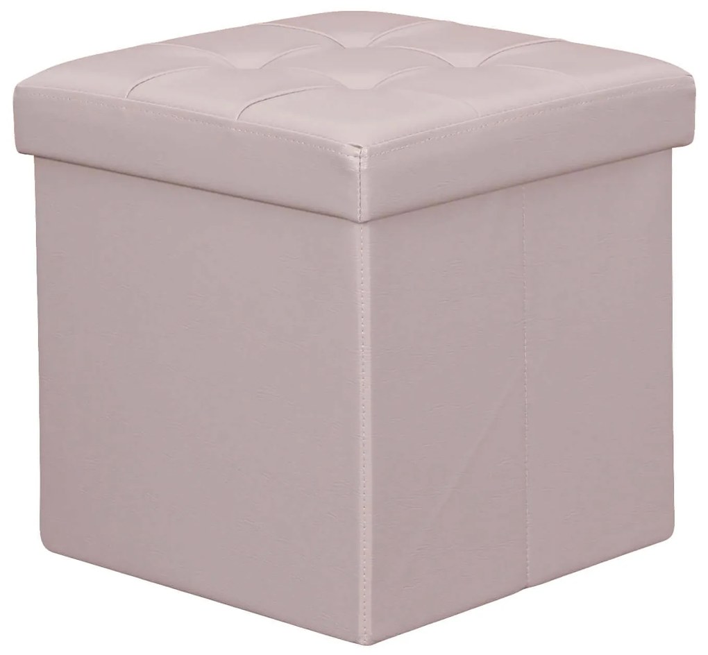 ZARA - pouf quadrato in ecopelle