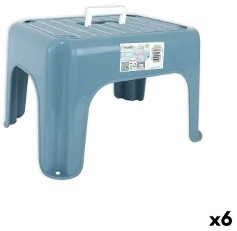 Sgabello Tontarelli Dumbo Azzurro 38 x 30 x 24 cm Con maniglia (6 Unità)