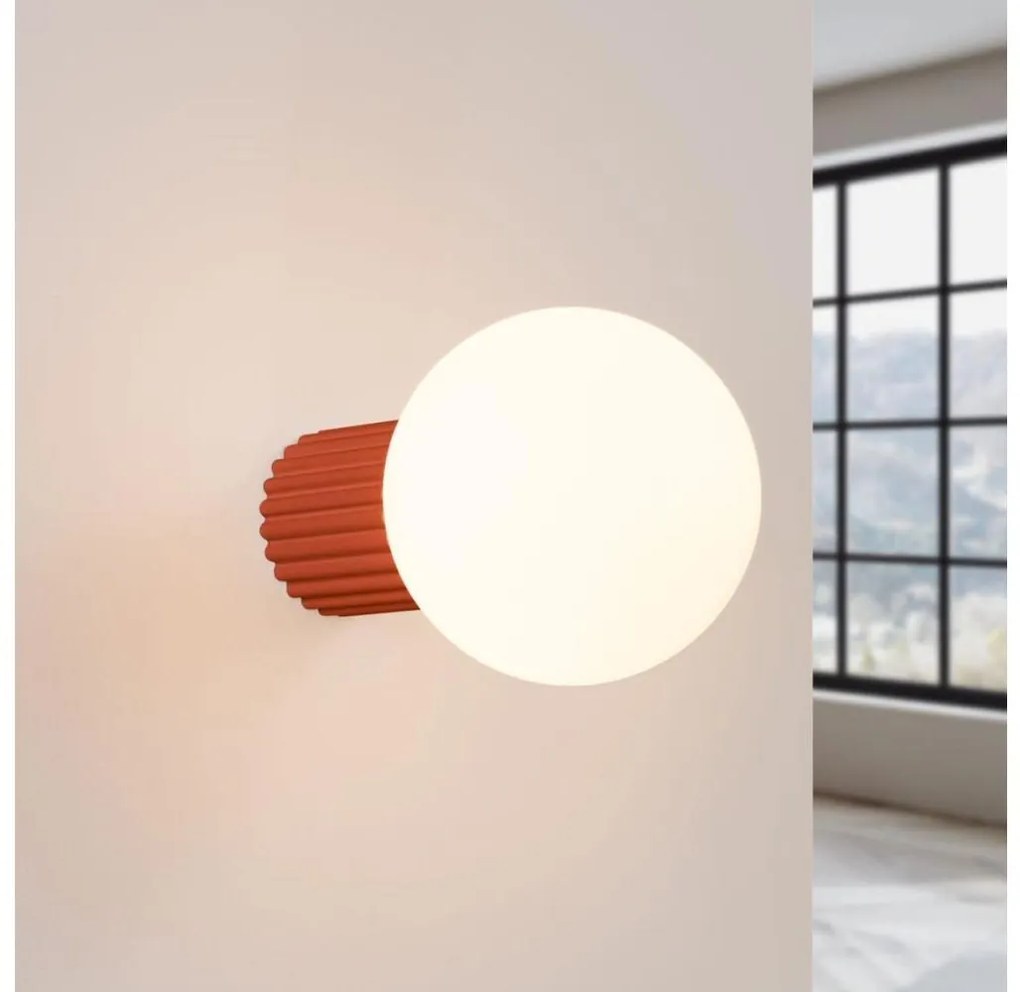 Sollux SL.1727 - Applique da bagno HALO 1xG9/8W/230V IP44 arancione