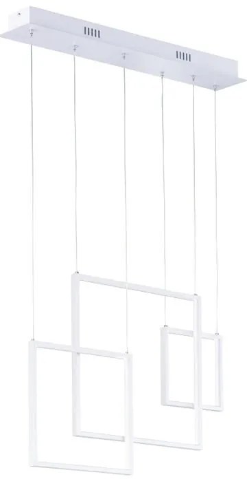 Lampadario LED moderno Tucson dorato, luce calda 2200 lumen