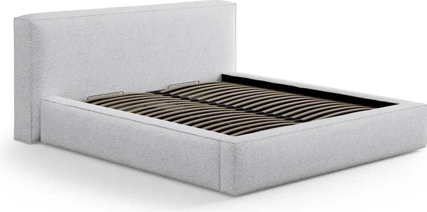 Testiera grigio chiaro in imbottito 189x100 cm Olivia – Micadoni