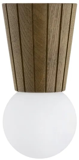 Argon 8974 - Plafoniera da bagno VOLANTE 1xG9/6W/230V IP44 Ø 12 cm marrone