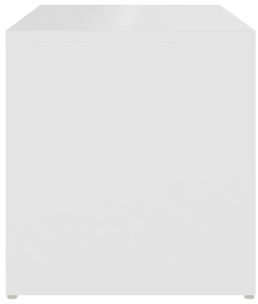 Tavolino Bianco 59x36x38 cm in Legno Multistrato