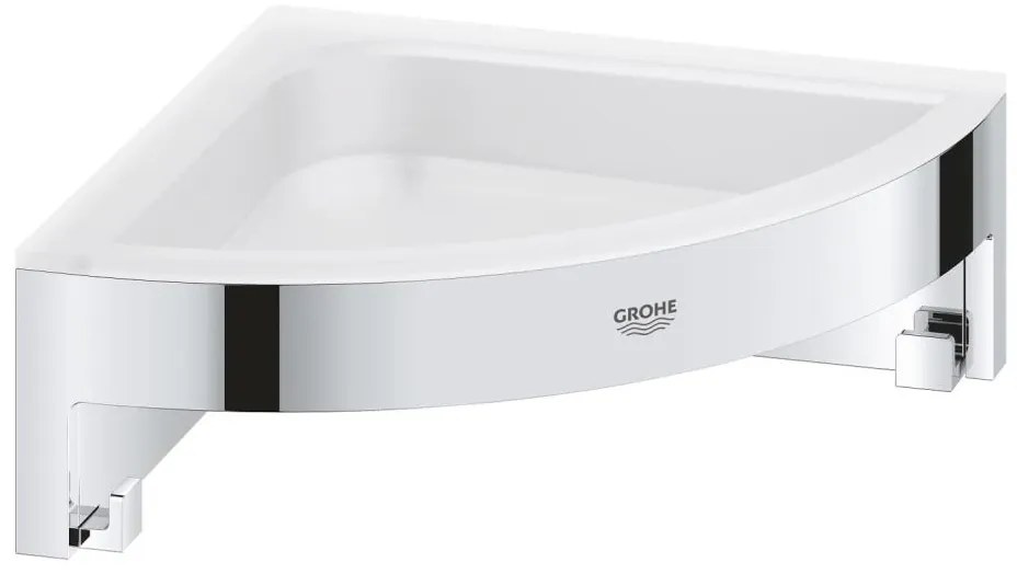 GROHE 41106000 - Mensola angolare per doccia START CUBE 16 cm cromo lucido
