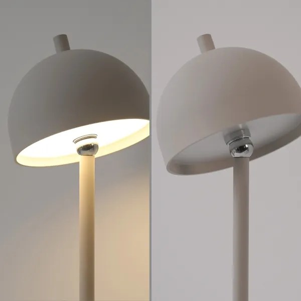 Schöner Wohnen 19244-39 - Lampada da tavolo LED dimmerabile BELLIS LED/2,5W/5V IP54 grigia