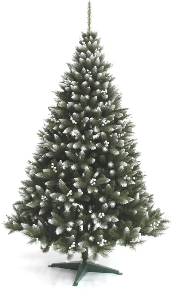 Albero di Natale con sorbo in argento 180 cm