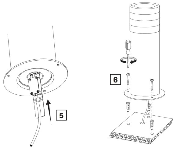 Lampada da esterno RINO 1xE27/12W/230V IP54 44 cm nero