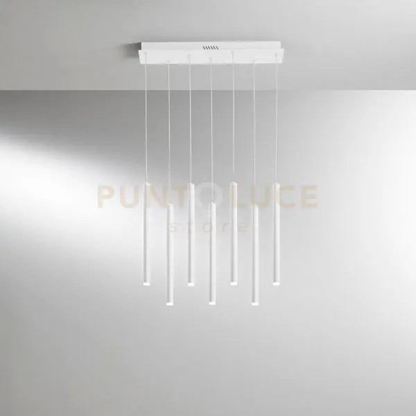 Lampadario a sospensione led pype bianca 35w 3290lm cct 3000 4000 6...