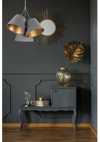 Lampadario a sospensione AMBROSIA 3xE27/60W/230V