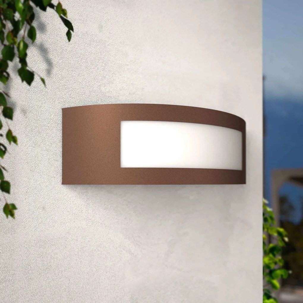 Applique Corten da Parete E27 IP54 da Esterno - Serie ARC