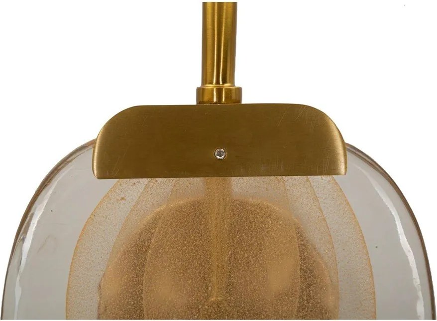 Lampada da parete dorata in vetro Softy – Mauro Ferretti