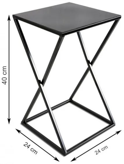 Portafiori 40x24 nero