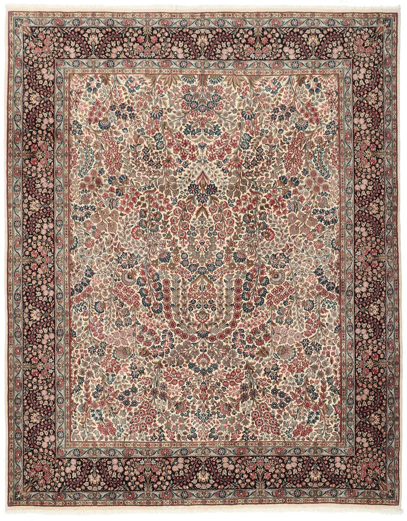 Kerman Tappeto 280x220 (Iran) Annodato A Mano