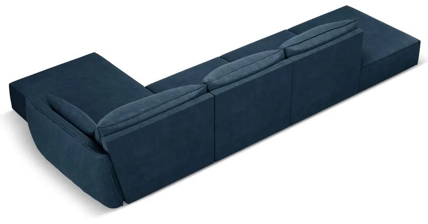 Divano angolare blu scuro (angolo destro) Vanda - Mazzini Sofas