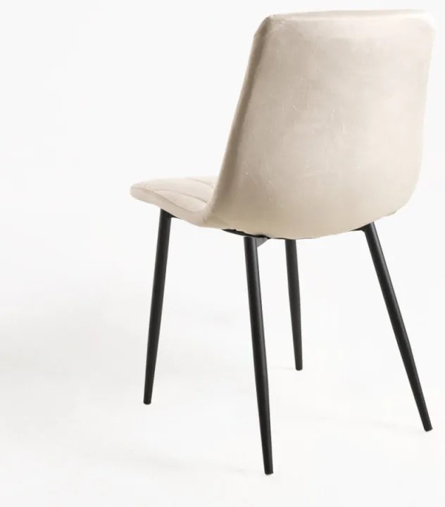 Sedia Lyke Velluto - Beige
