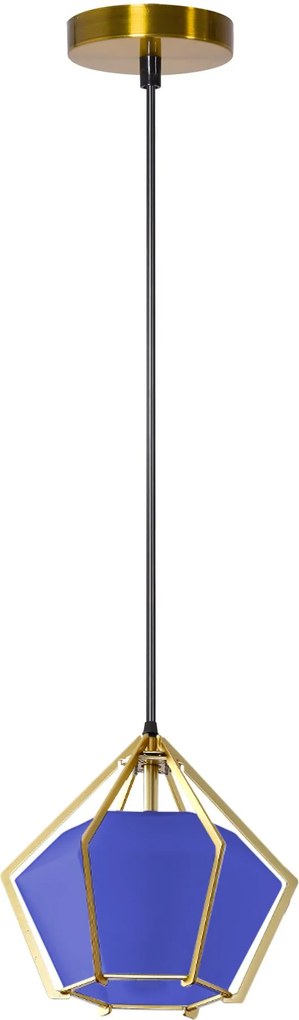 Lampada Da Soffitto Pensile Diamante Blu APP452-1CP