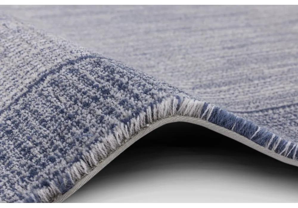 Tappeto in lana blu scuro 160x240 cm Linea - Agnella