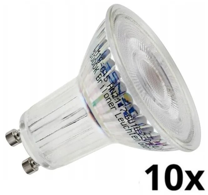 Briloner 0548-003 - SET 10x Lampadina LED GU10/3,5W/230V 3000K