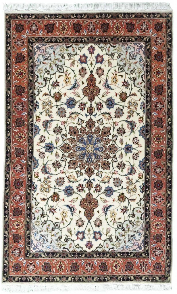 Tabriz Tappeto persiano 160 x 100 Beige (Iran) Annodato A Mano