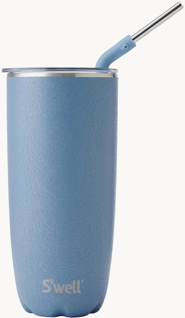 Bicchiere termico Sky con cannuccia