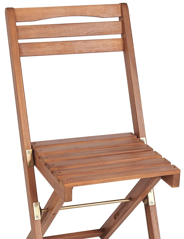 Set bistrot da giardino in legno di acacia LENOLA Beliani