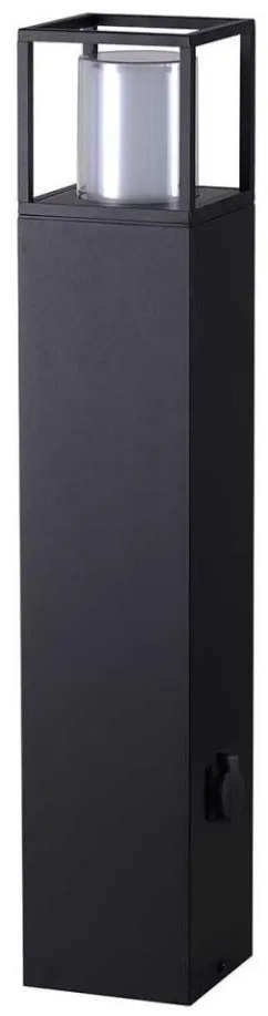 Wofi 12234 - Lampada LED esterna FILIA con presa, 8,5W, 230V, IP54, 80 cm