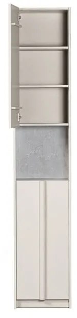 Armadio modulare in legno di pino crema 40x210 cm Basu - WOOOD