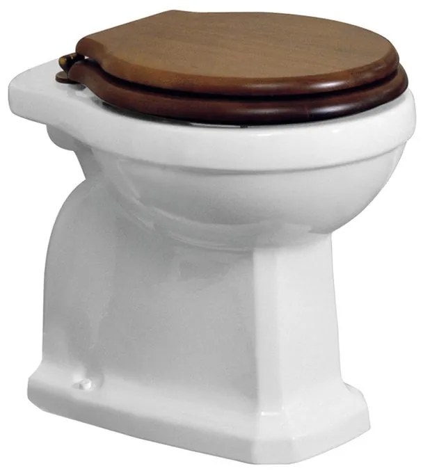 Vaso WC distanziato AZZURRA giunone, sedile escluso P 53 x L 38 x H 41 cm bianco