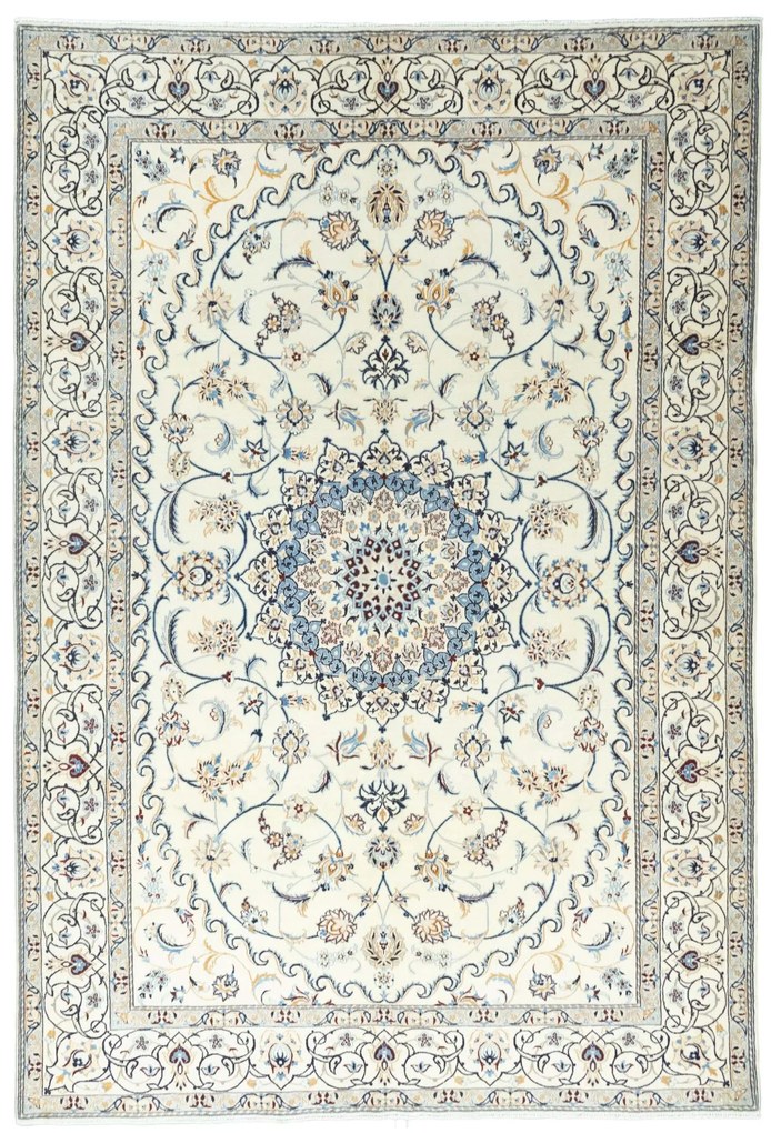 Nain Tappeto persiano 290 x 200 Beige (Iran) Annodato A Mano