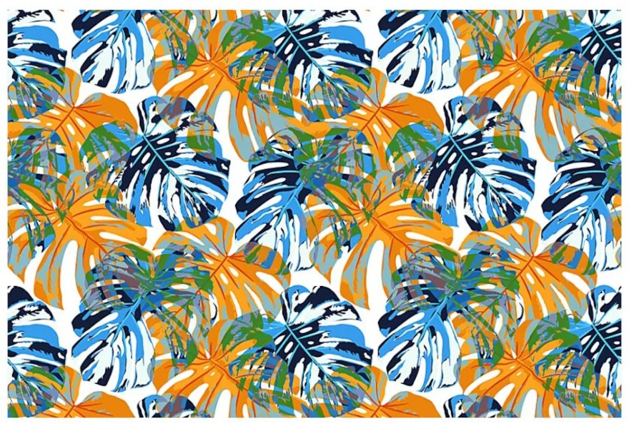 Carta da parati Foglie tropicali 104x70 cm