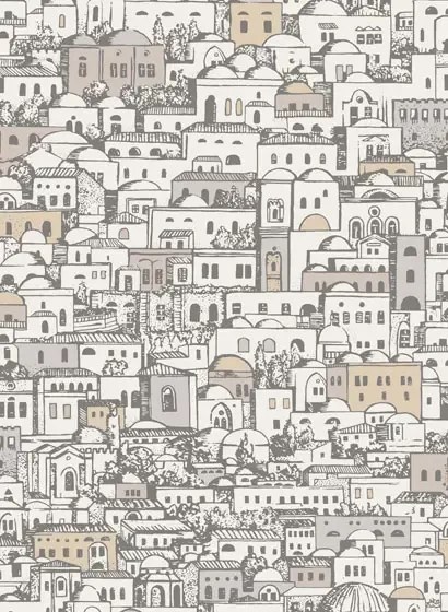 Tapete Mediterranea von Cole and Son - Parchment and Gilver